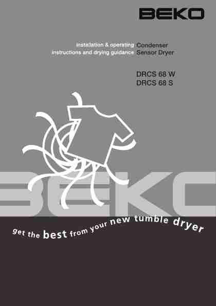 Beko Clothes Dryer DRCS 68 W-page_pdf